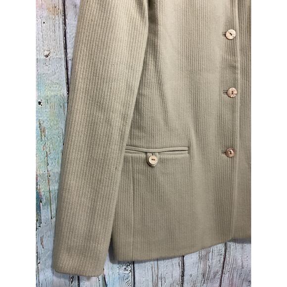 Vintage Anne Klein 11 Wool Cashmere Blazer Size 6 Union Made - Picture 5 of 9